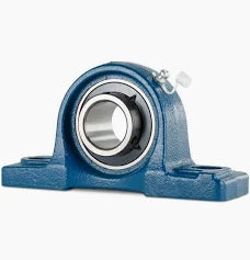 UCP 204: PALIER COMPLET À SEMELLE ; 2 FIXATIONS ; Ø ALÉSAGE 20 MM