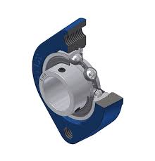 USFD 204: PALIER COMPLET À APPLIQUE OVALE ; 2 FIXATIONS ; Ø ALÉSAGE 20 MM