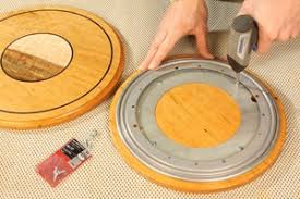 Lot de 5 plateaux tournants 9" (230 mm)